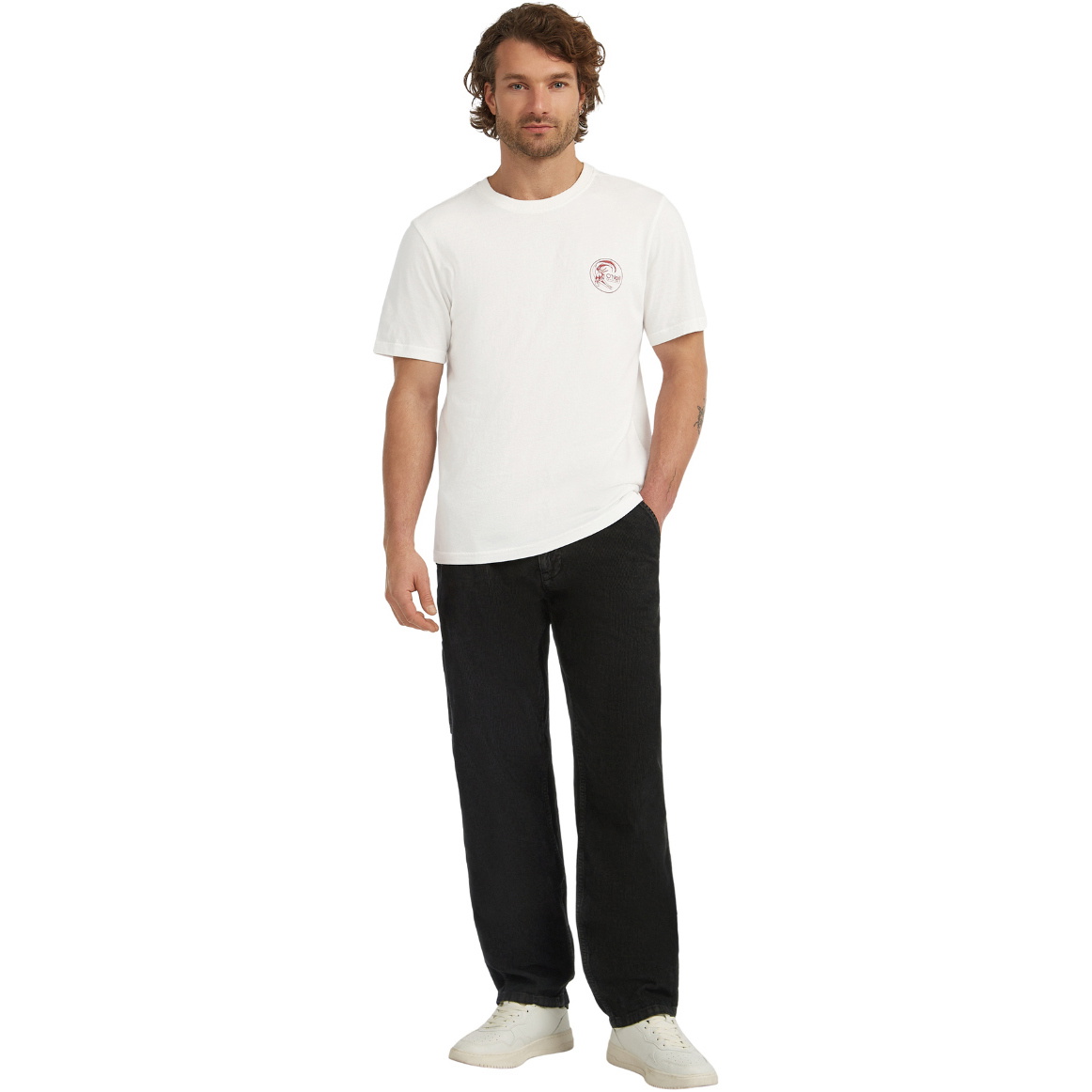 2025 O'Neill Mens O'Riginals Back Print T-Shirt 2850317 - Snow White